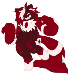 render of my friend's kitty dog oc