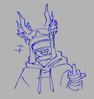 my oc gemini giving you the finger haha